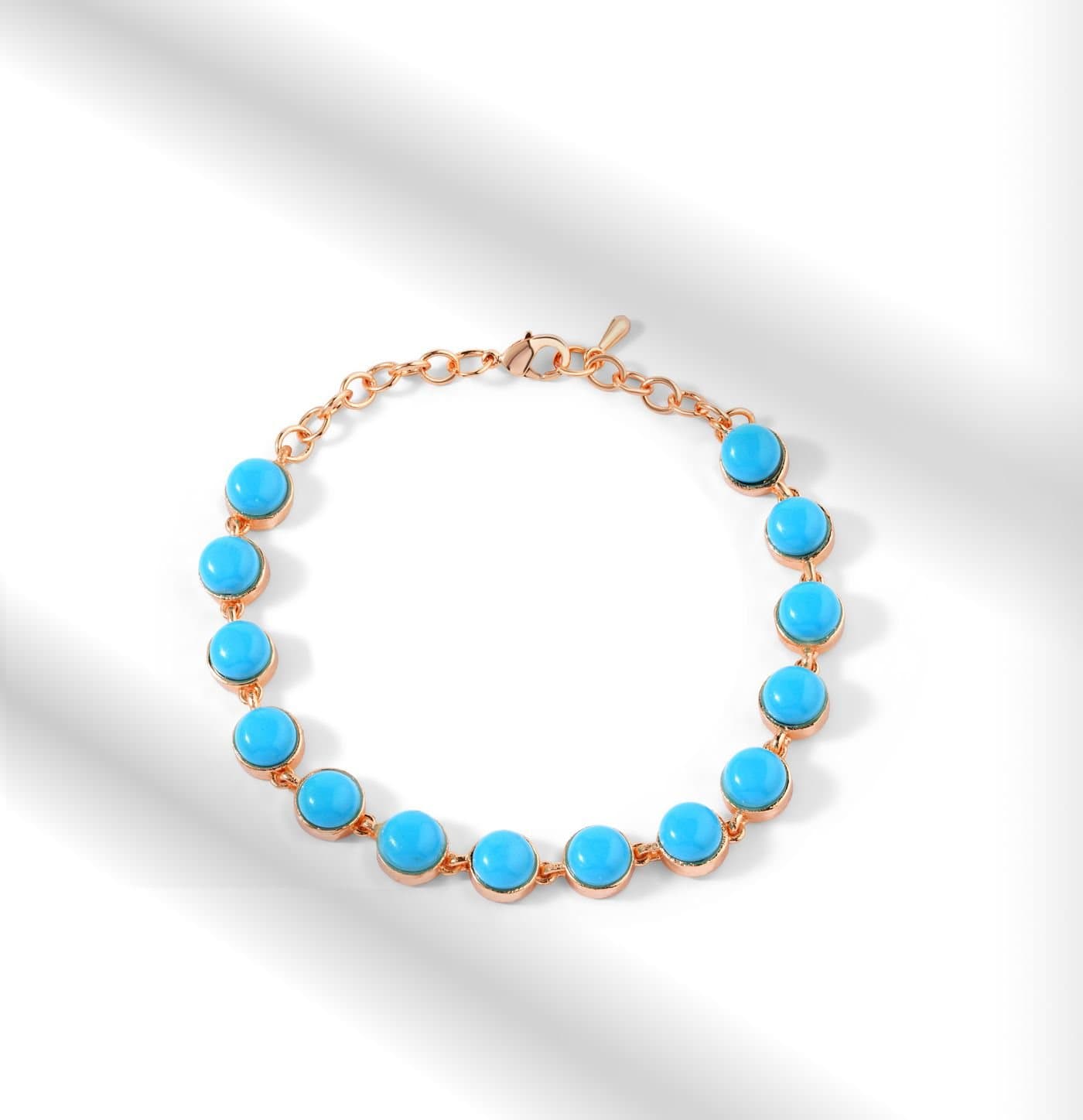 Turquoise & Gold Bracelet
